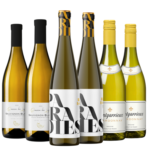 SMAGEKASSE - HVDVINSFAVORITTER - Chardonnay, Sauvignon Blanc & Riesling