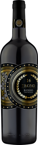 Trono Rosso - Vino d `Italia 16 % - TESTVINDER! (1 stk køb)