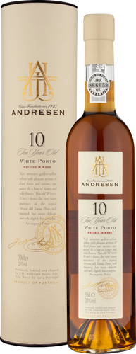 Andresen 10 Years Old White Porto i gaverør - TESTVINDER! (1 stk køb)