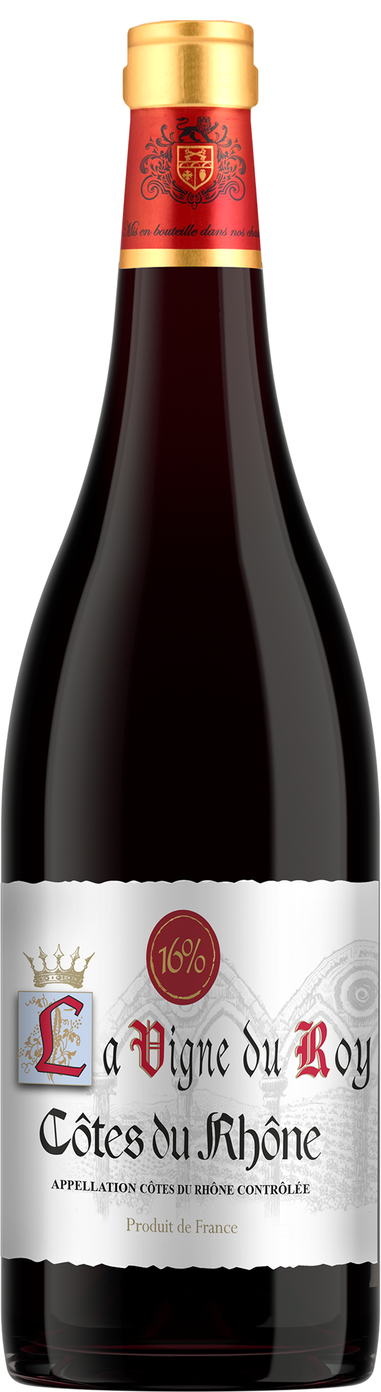 La Vigne du Roy Côtes du Rhône 16 % Mini-Châteauneuf-du-Pape (1 stk køb)