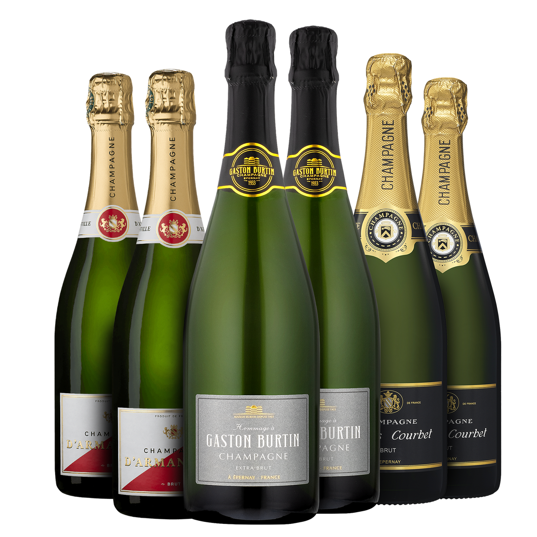 Champagne Smagekasse – 6 flasker luksus Champagne
