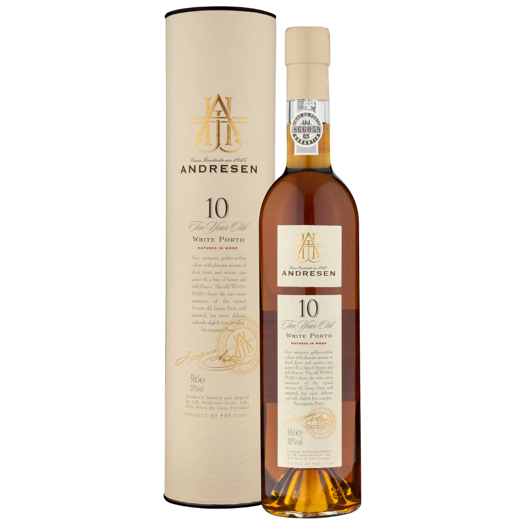 Andresen 10 Years Old White Porto i gaverør - TESTVINDER!