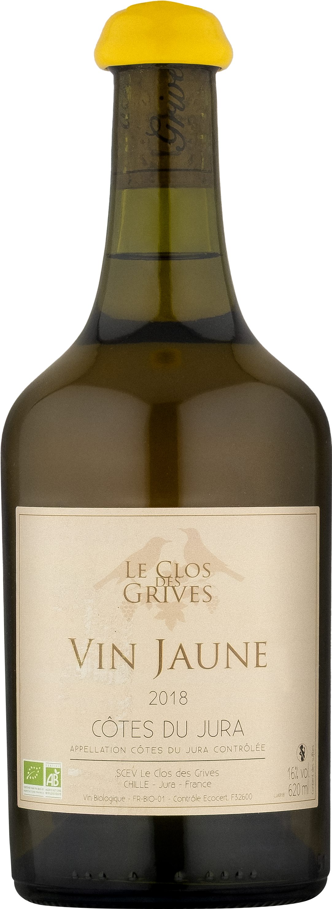 Le Clos des Grives - Jura - Vin Jaune 2018