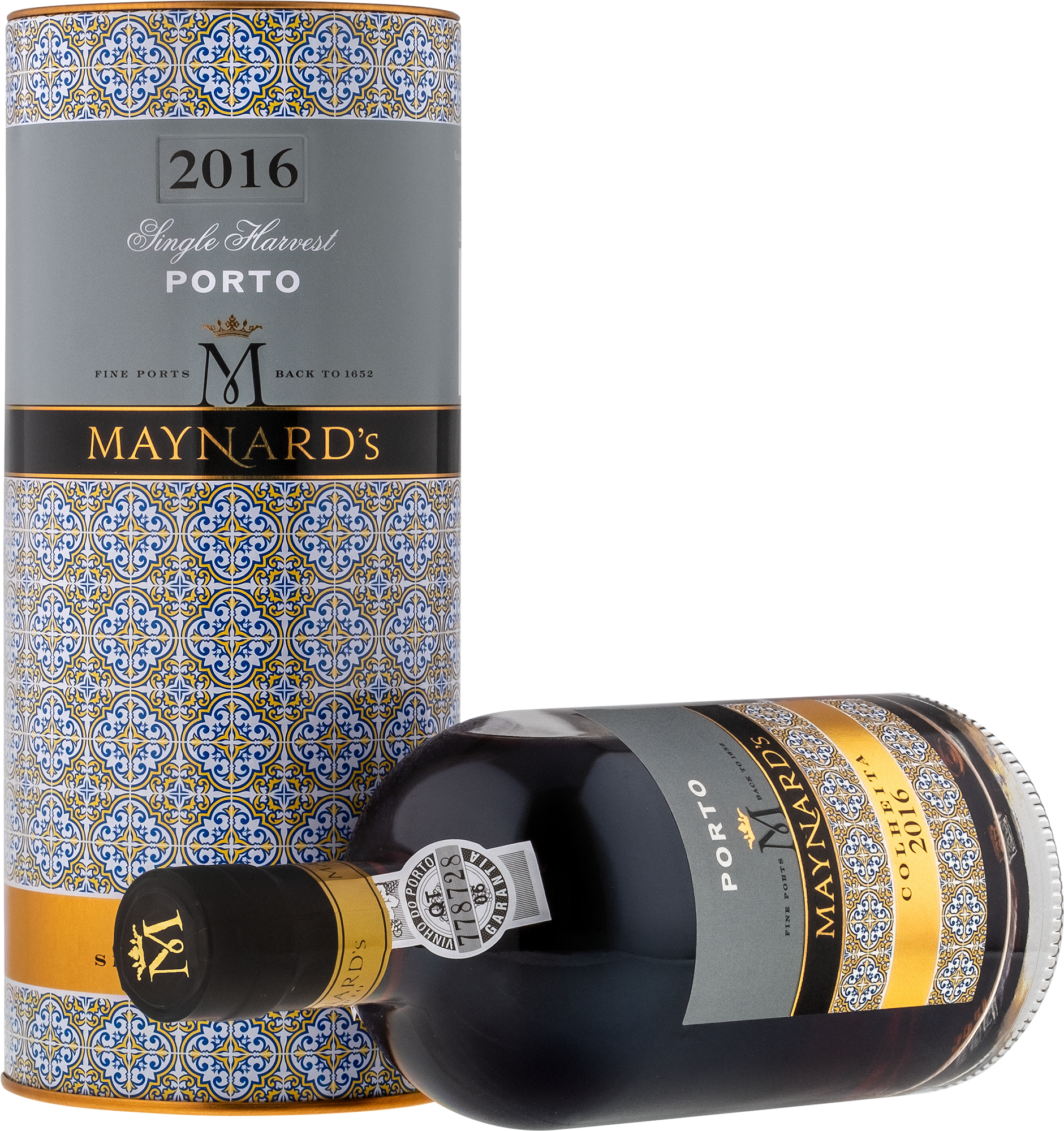 Maynards Colheita Porto 2016 - 50 cl. Single Harvest Tawny Porto - årgangs-tawny i gaverør