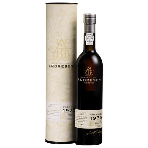 Andresen Colheita Porto 1975 Special Selection med gaverør ( til den næsten 50 årige )