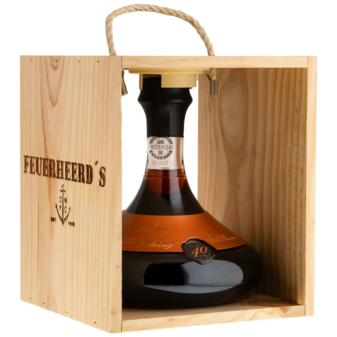 Feuerheerd´s 40 Years Old Tawny Porto Decanter-flaske med trækasse