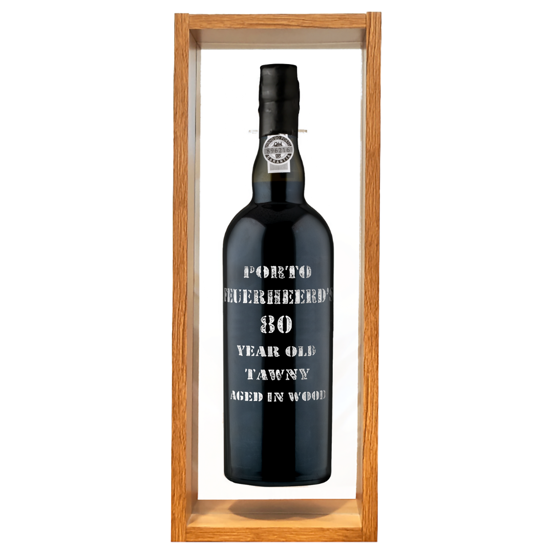 Feuerheerd´s 80 Years Very Old Tawny Porto håndmalet flaske i gavetrækasse - kun én cask fremstillet