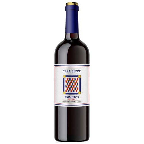 Primitivo Puglia IGT 2021 Casa Beppe - Riolite Vini- originalaftappet kvalitets-Primitivo