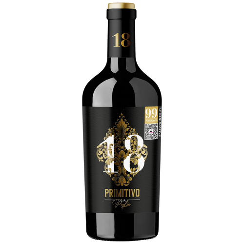 Rødvin Primitivo Diciotto 18 % Gradi - Puglia IGP